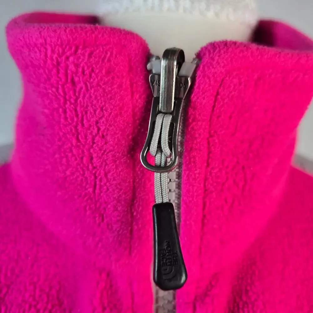 The North Face Khumbu Fleece Jacket Pink Grey Womens Size Large L